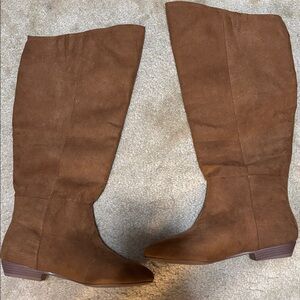 Brown Knee-High Boots